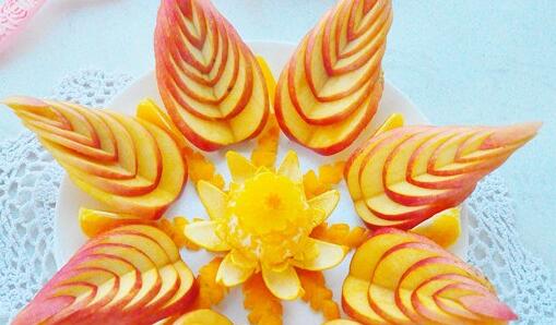 苹果橙子水果拼盘做法 夏天必不可少